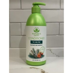 Nature's Gate Tea Tree & Sea Buckthorn Conditioner Oily Hair 18 fl oz/532 ml New
